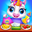 Mignon Licorne Soin Babysitter icône