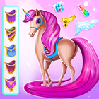 Unicorn Pony Horse Care Game Zeichen