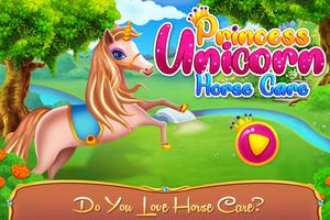 Unicorn Pony Horse Care Game Plakat
