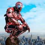 Super Crime Iron Hero Robot أيقونة