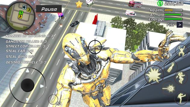 Super Crime Steel War Hero Iron Flying Mech Robot screenshot 19