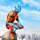 Snow Storm Superhero أيقونة