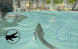 Crocodile Simulator Beach Hunt Cartaz