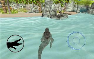 Crocodile Simulator Beach Hunt capture d'écran 1
