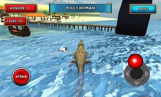 Crocodile Simulator Beach Hunt imagem de tela 2