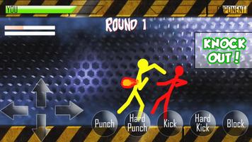 Stick Men Fighting - Multiplayer Ninja Fight Game capture d'écran 3