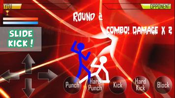 Stick Men Fighting - Multiplayer Ninja Fight Game capture d'écran 2