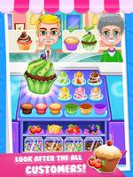 Cupcake Baking Girl Chef Games poster