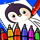 Happy Coloring Book Paint Game icône