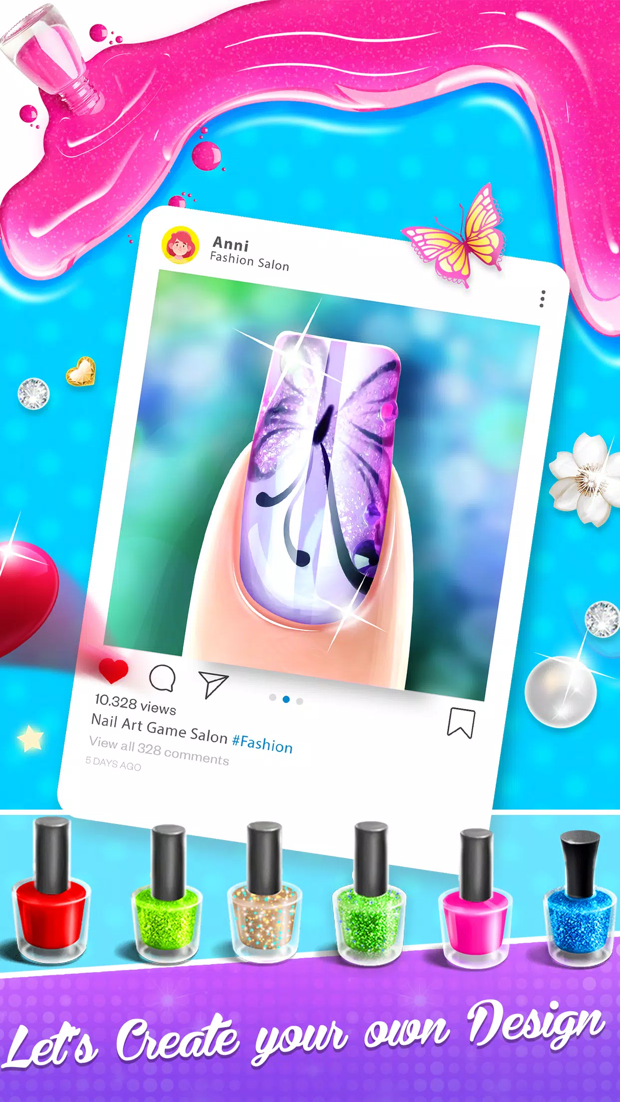 Jogos de Pintar Unhas 3D Android Jogos APK (com.cutenails) por BEAUTY LINX  - Faça o download para o seu celular a partir de PHONEKY