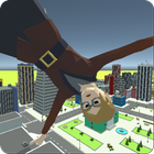 Flying Ragdoll Game icône