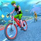 Underwater Stunt Bicycle Race आइकन