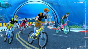 Underwater Stunt Bicycle Race ảnh chụp màn hình 2