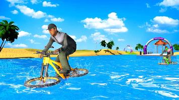 Bicycle Water Surfing Beach Stunts screenshot 3