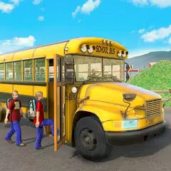 Скачать Школа автобус Внедорожный Водитель имитатор APK