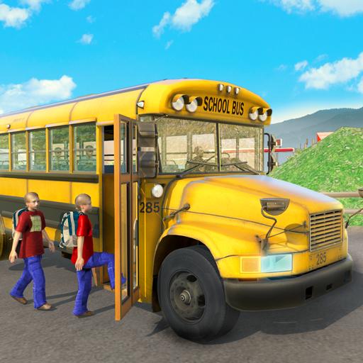 School Bus Offroad Driver Simulator