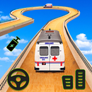 سيارة إسعاف حيلة منحدر ضخم APK