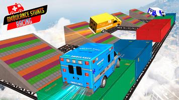 Krankenwagen-Stunt-Mega-Rampe Screenshot 1