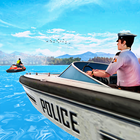 Icona crimine Polizia Barca Inseguire Missione