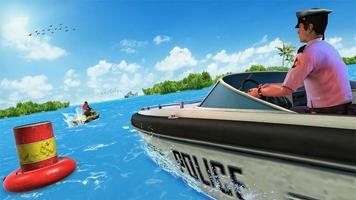 Crime Police Boat Chase Mission screenshot 1