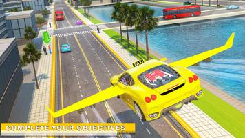 Fliegend Auto Transport: Taxi Fahren Spiele Screenshot 1