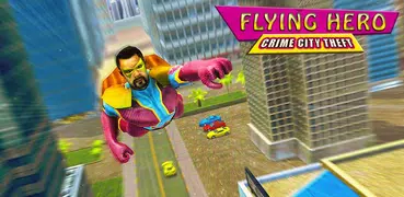 Fliegend Held Kriminalität Stadt Diebstahl