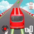 Jogos de ônibus mega rampa 3d ícone