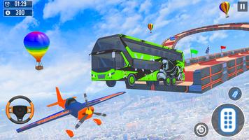 Jogos de ônibus mega rampa 3d Cartaz