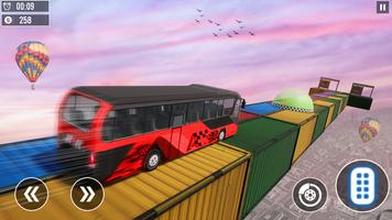 Jogos de ônibus mega rampa 3d imagem de tela 1