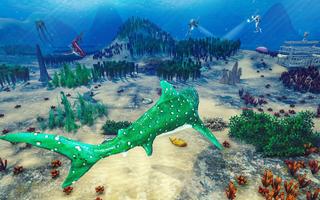 Enojado Tiburón Oceano Simulador captura de pantalla 2