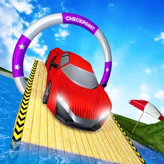 Water Surfer Car Stunts Racer APK download