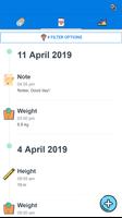 Baby Growth Tracker imagem de tela 1