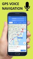 Voice GPS Driving Direction & Navigation Route poster