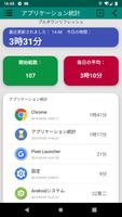 アプリケーション統計：APPの起動時間、使用量の通知 ポスター