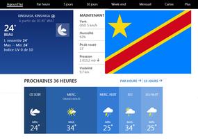 Meteo kinshasa โปสเตอร์