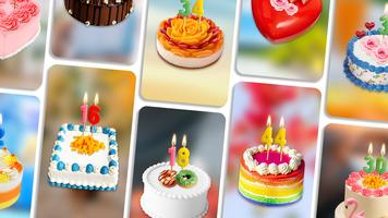 Cake DIY: Birthday Party Affiche