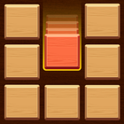 Slide Block: Drop Wood Puzzle icône