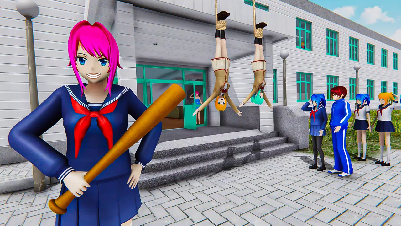 jogo de anime sakura para meninas do ensino médio - yandere jogo de  simulador de vida escolar japonesa