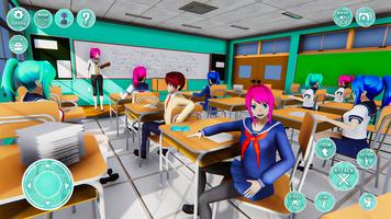Anime Girl High School Life 3D スクリーンショット 1