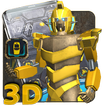 3D High Tech Robot Transformer Theme