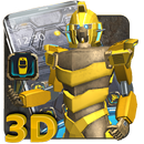 3D High Tech Robot Transformer Theme APK
