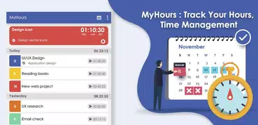 MyHours : Track Your Hours, Ti