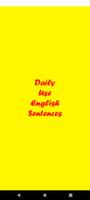 English Daily Use Sentences plakat