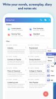 WriterPad स्क्रीनशॉट 1