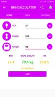 برنامه‌نما BMI Calculator 2023 عکس از صفحه
