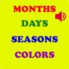 Month and Days Names 2021 আইকন