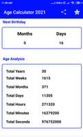 Age Calculator 2021 اسکرین شاٹ 1