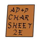 AD&D 2e Character Sheet ícone