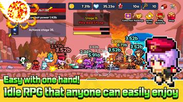 Pixel Dragon Knights: Idle RPG capture d'écran 1