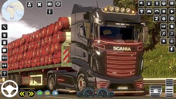 यूरो ट्रक गेम्स ड्राइविंग 3डी स्क्रीनशॉट 3